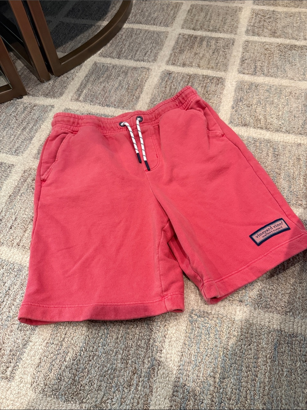 Vineyard Vines Boys Coral Drawstring Shorts